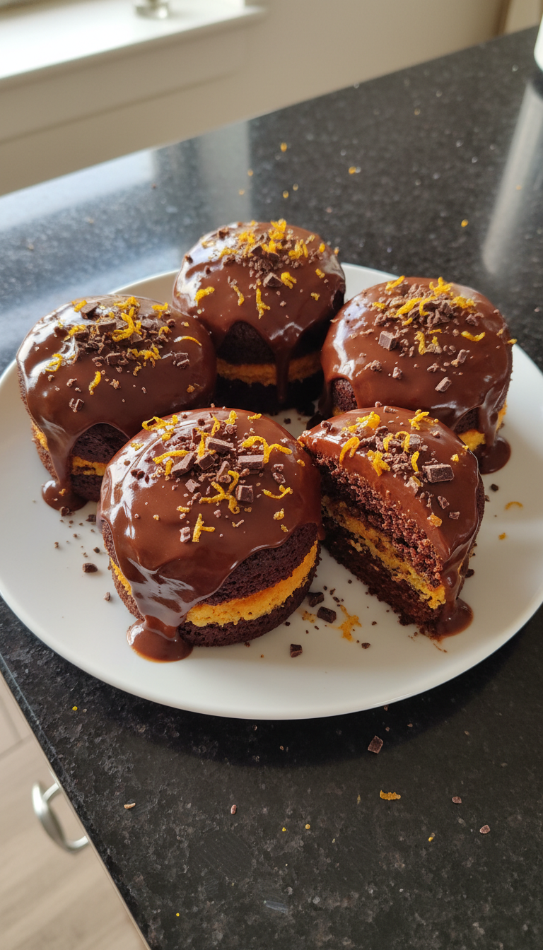 Chocolate Orange Cake Delights