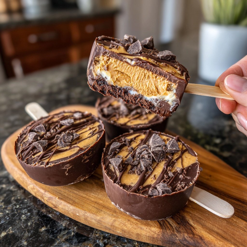 Frozen Reese's Peanut Butter Pops