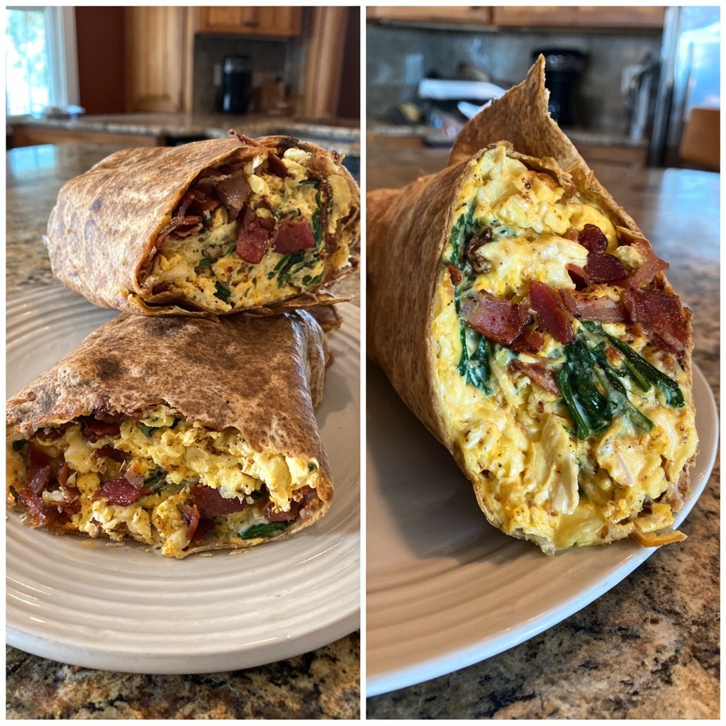 Turkey Bacon Egg Wrap