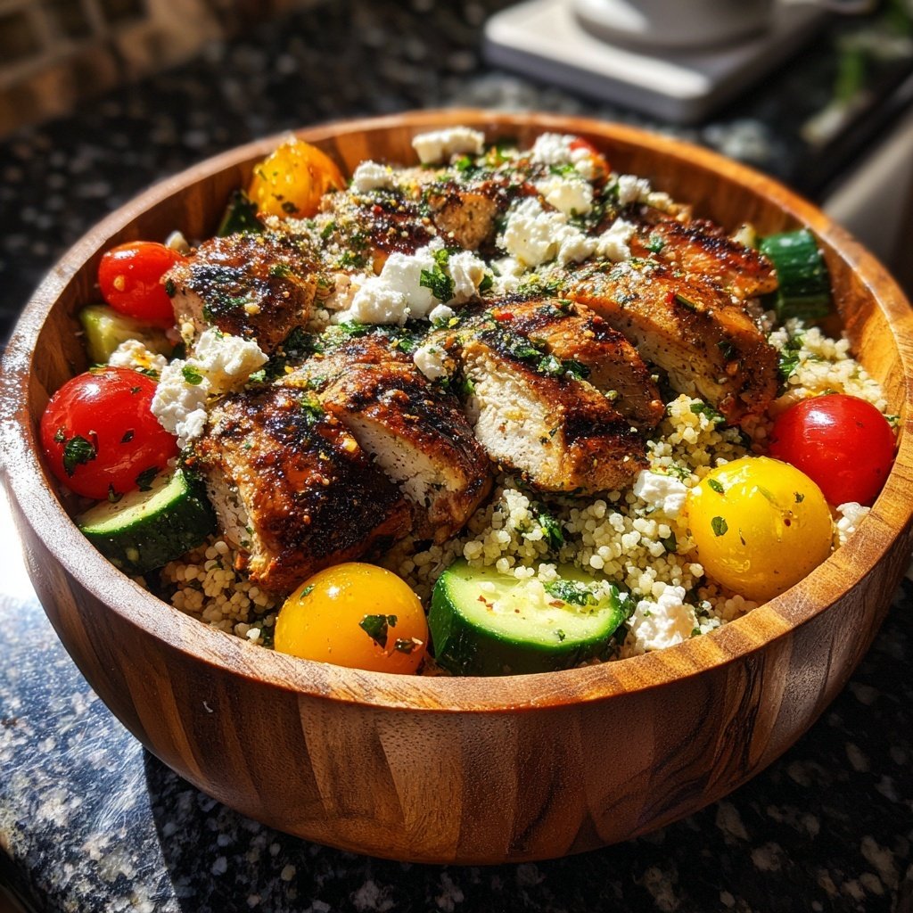 Mediterranean Chicken Bowls with Couscous