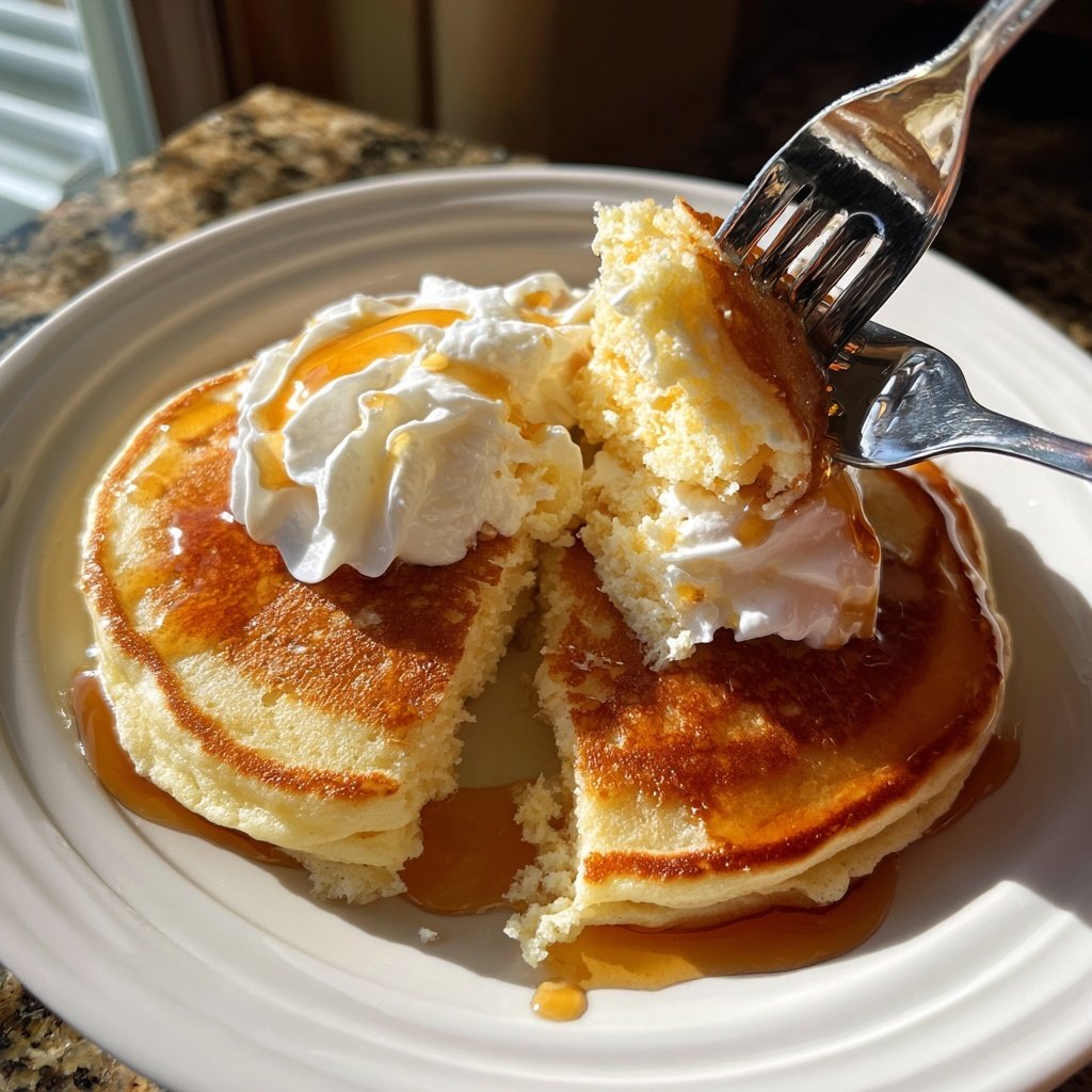 Protein-Rich Ricotta Pancakes with Greek Yogurt​