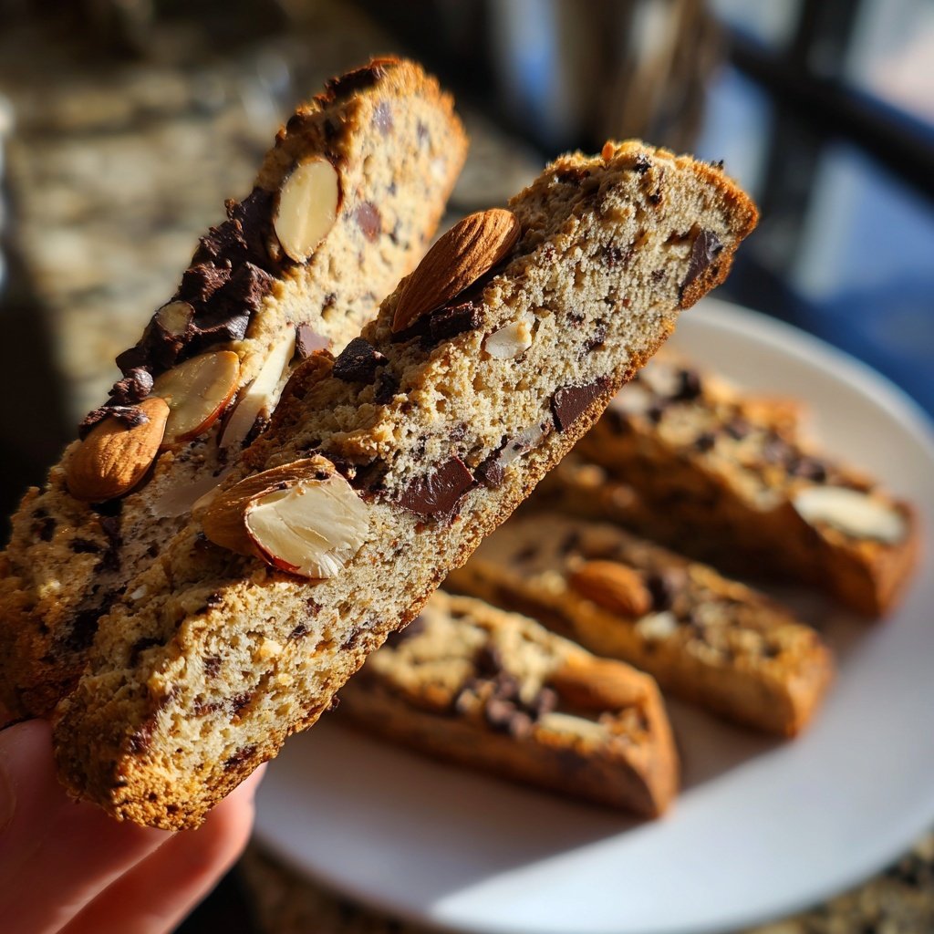 Chocolate Almond Biscotti