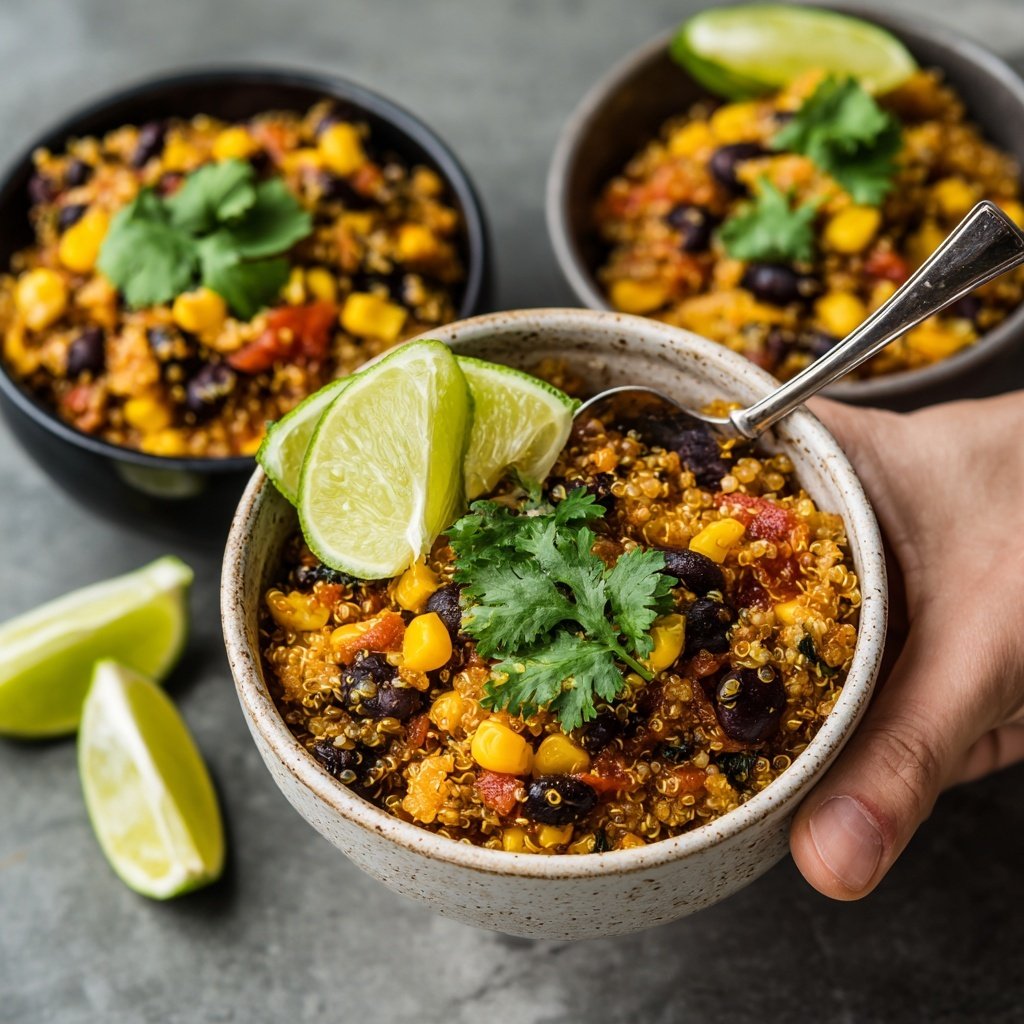Mini Quinoa and Black Bean Bowls