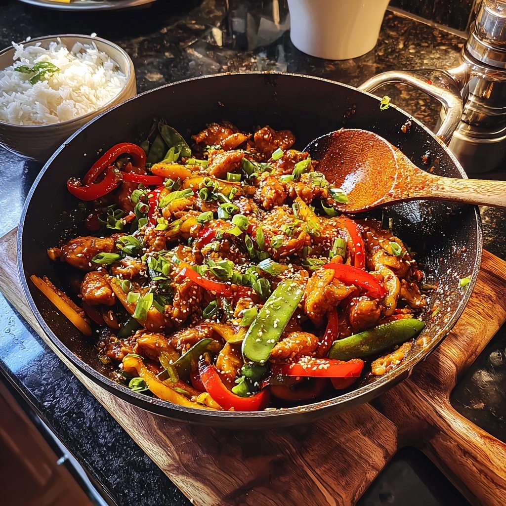 Spring Veggie Chicken Stir-Fry
