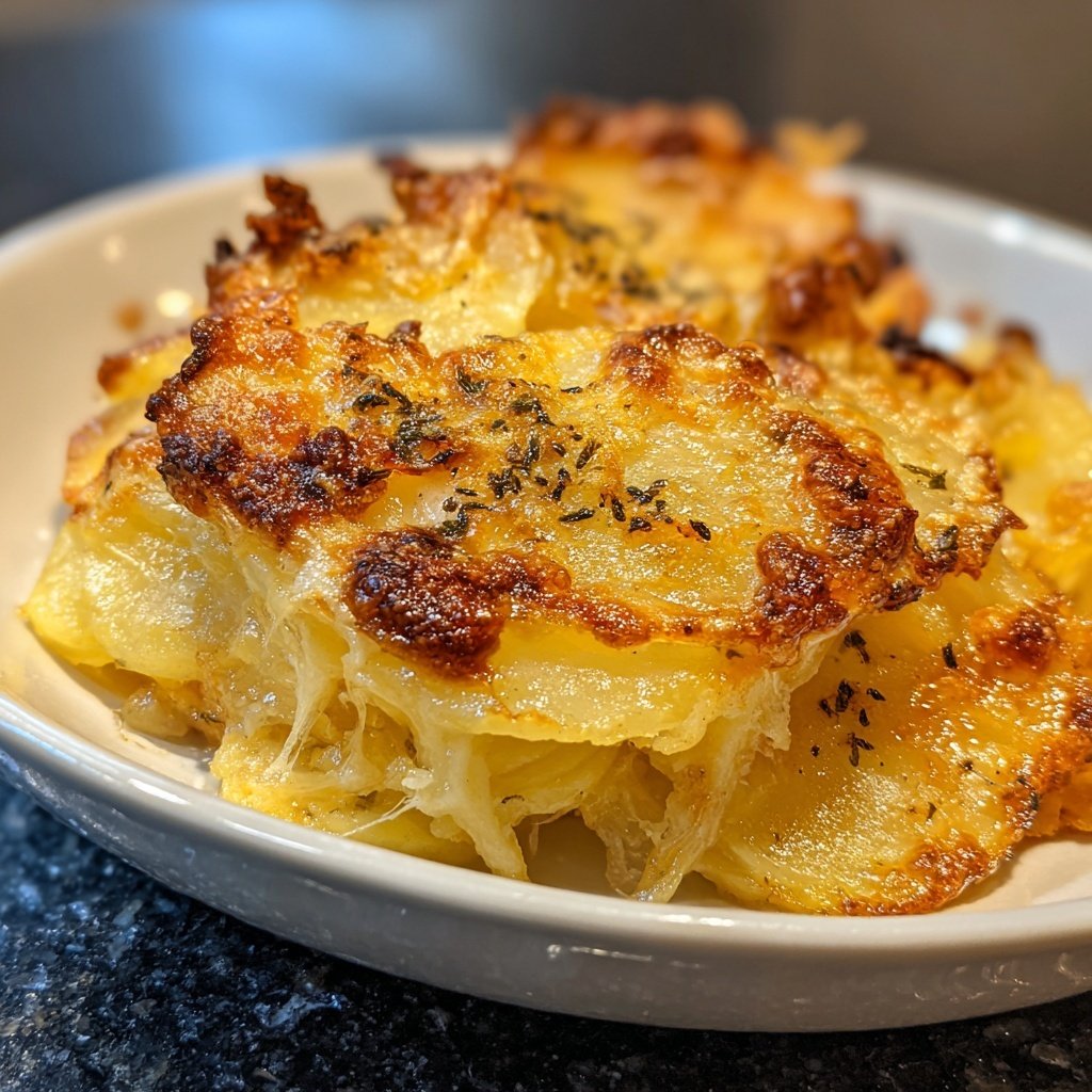 Potatoes Au Gratin with Gruyere