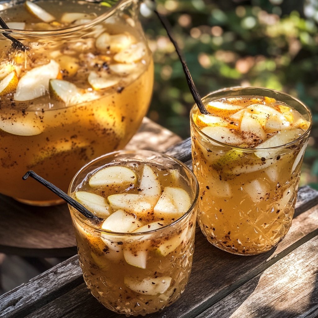 Vanilla-Pear Holiday Punch