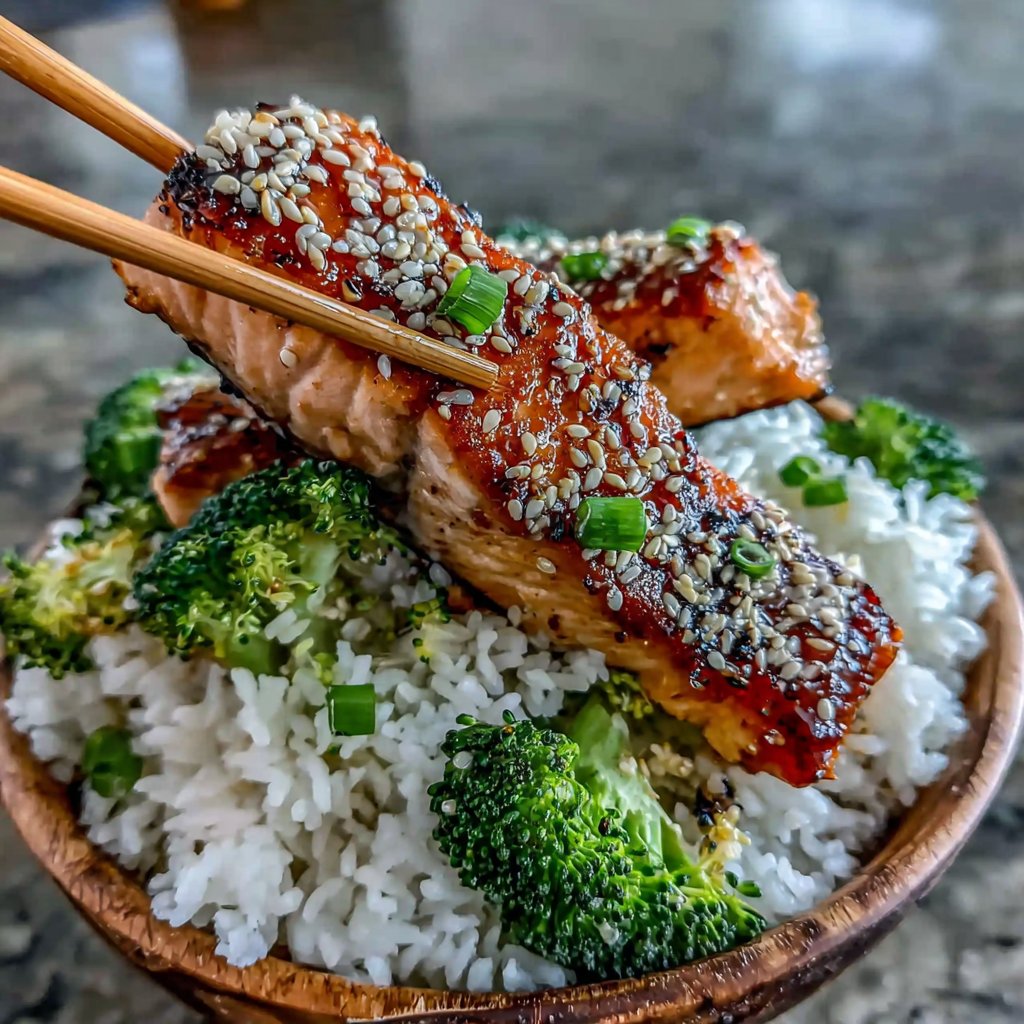 Teriyaki Salmon Bowls