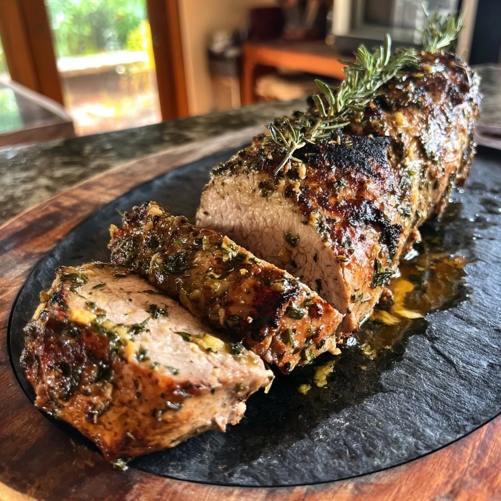 Garlic Herb Pork Tenderloin