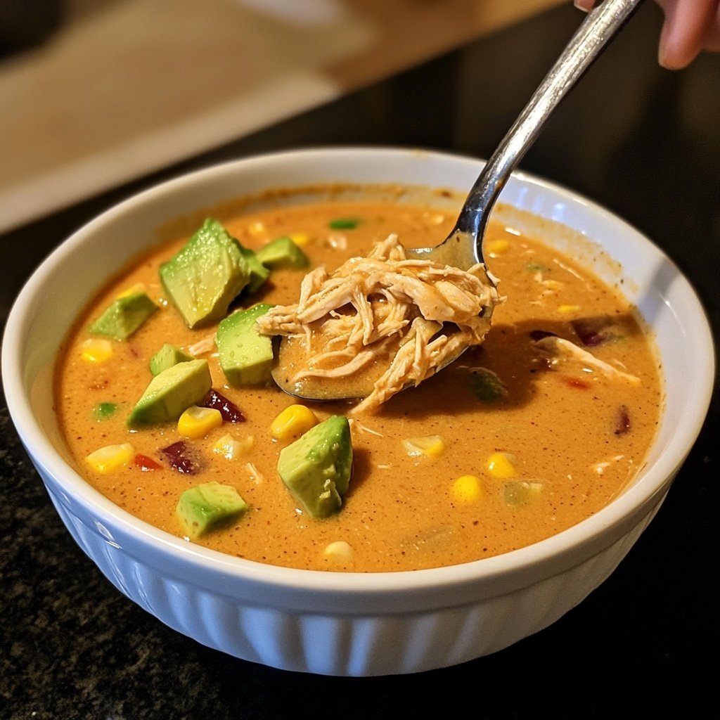 Creamy Chicken Tortilla Soup