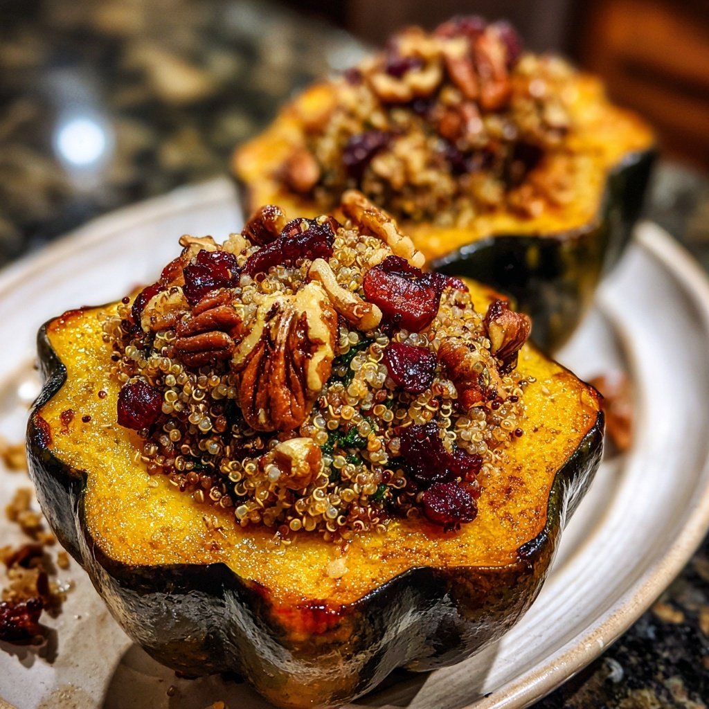 Stuffed Acorn Squash with Quinoa