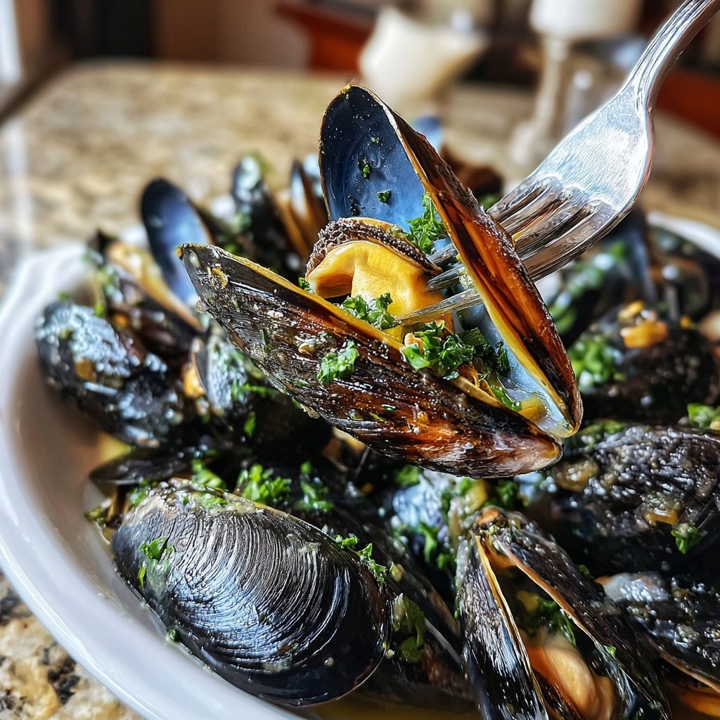 Mussels in White Wine Sauce