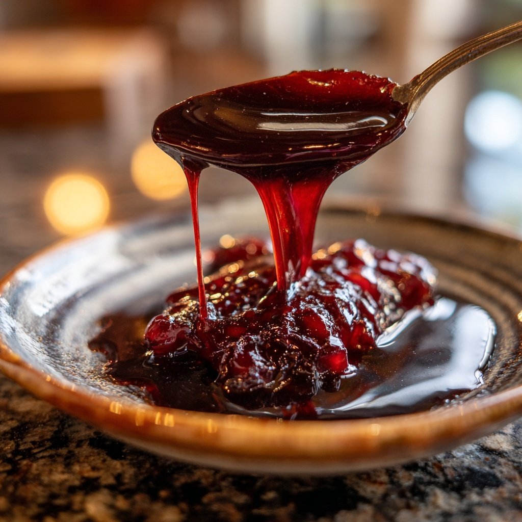 Pomegranate Balsamic Glaze for Holiday Roasts​