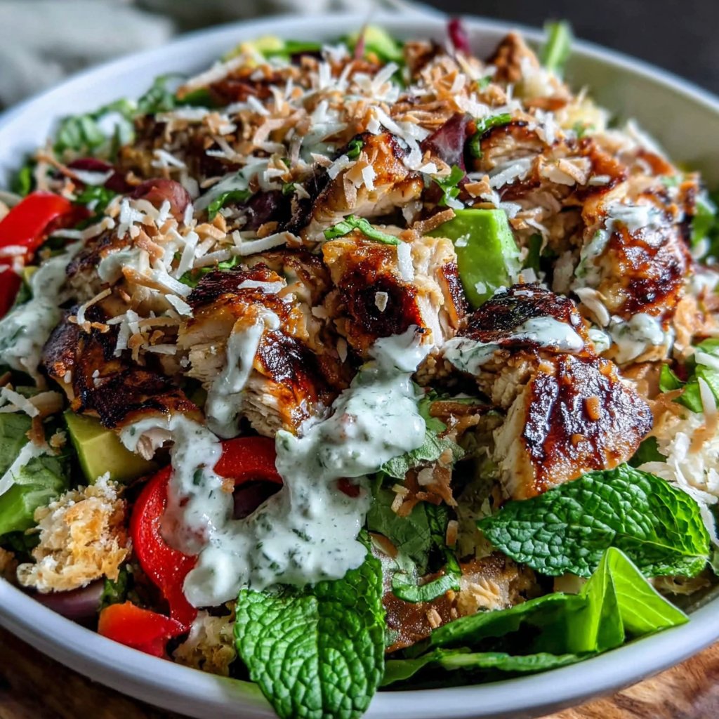 Tropical Chicken Salad Lunch