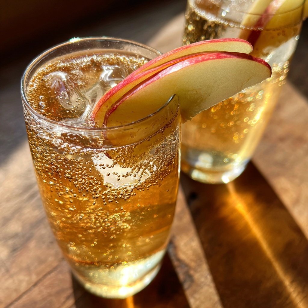 Maple Spiced Apple Fizz