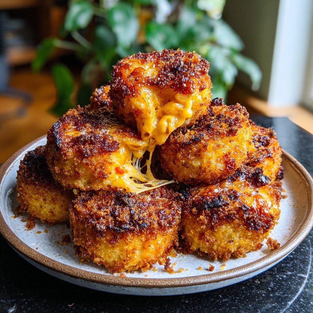 Lobster Mac Cheese Bites Golden