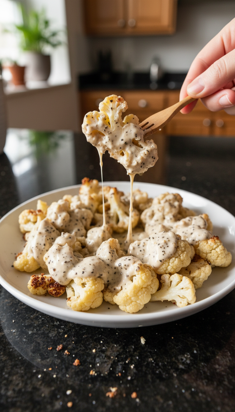 Black Pepper Aioli Cauliflower