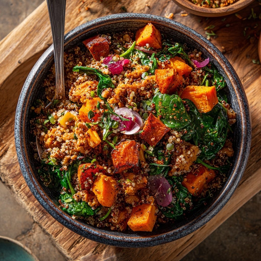 Vegan Buddha Bowl with Turkey