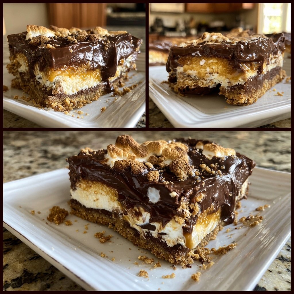 S’mores Cheesecake Bars
