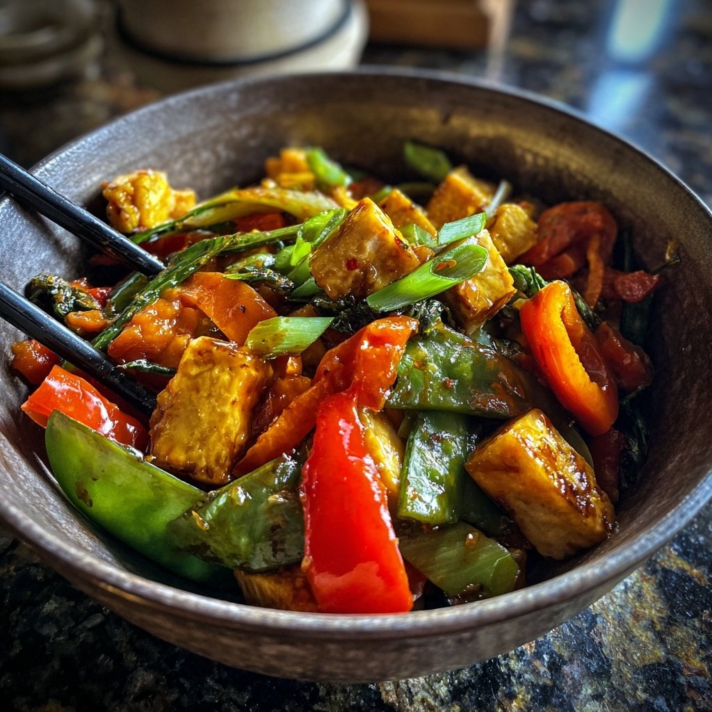Savory Vegetable Stir-Fry Bowl