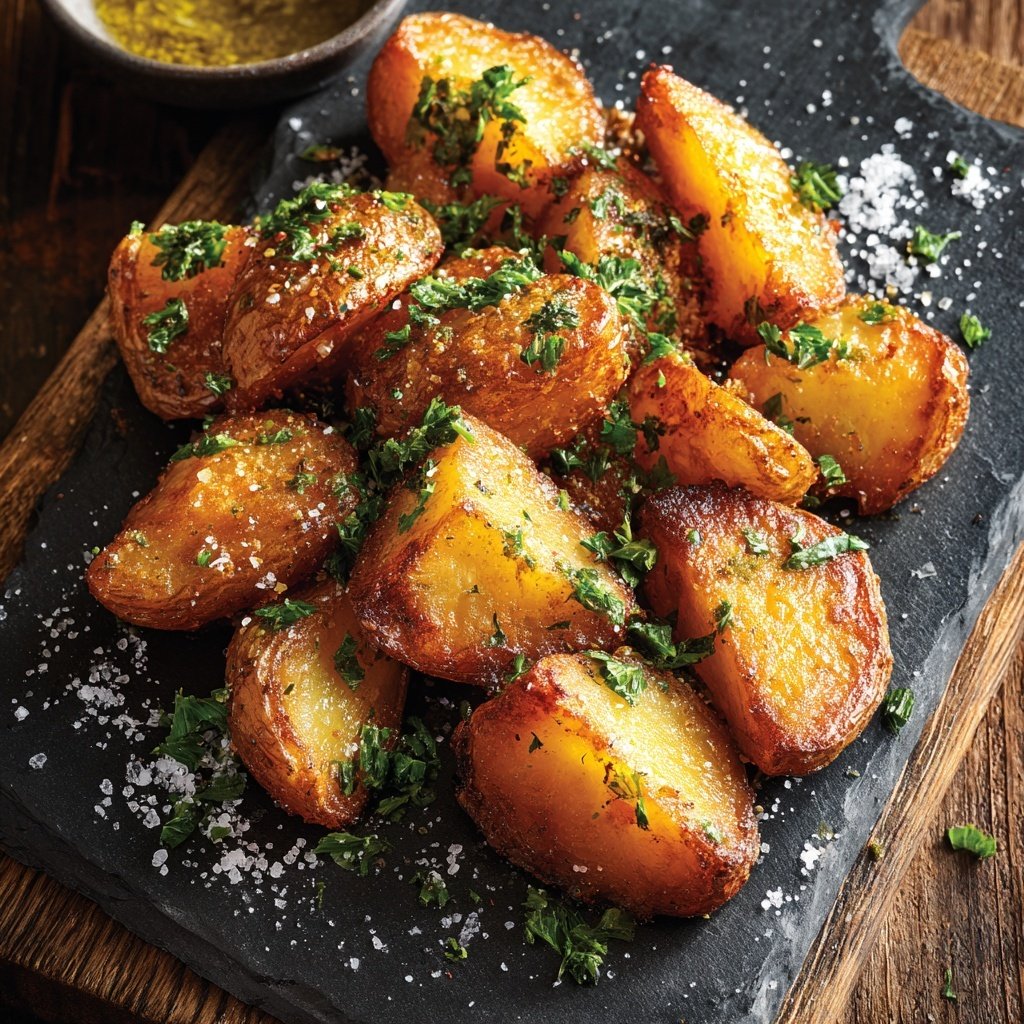 Crispy Salt and Vinegar Potatoes