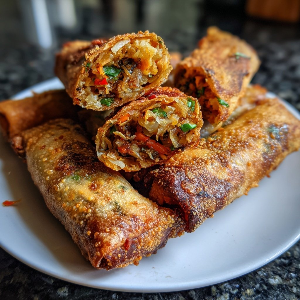 Crispy Vegetable Egg Rolls