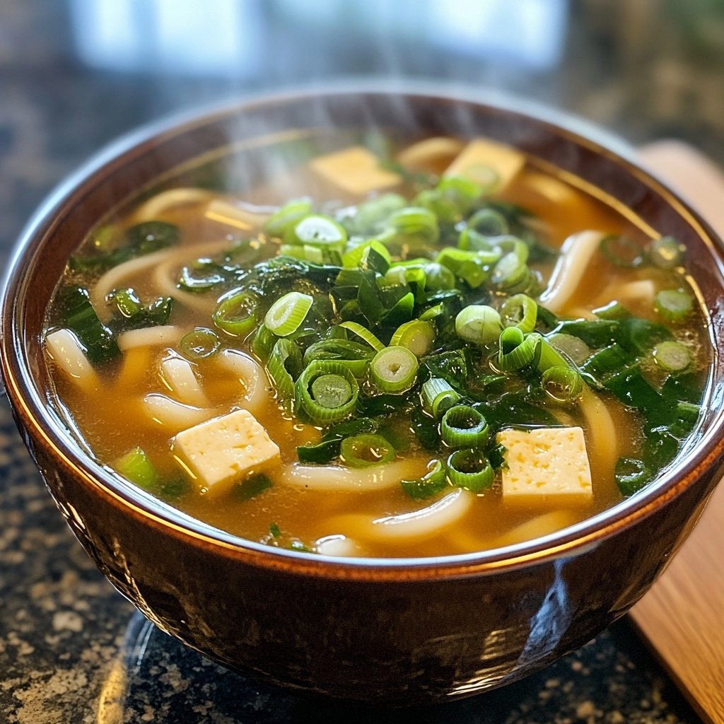 CREAMY MISO UDON SOUP