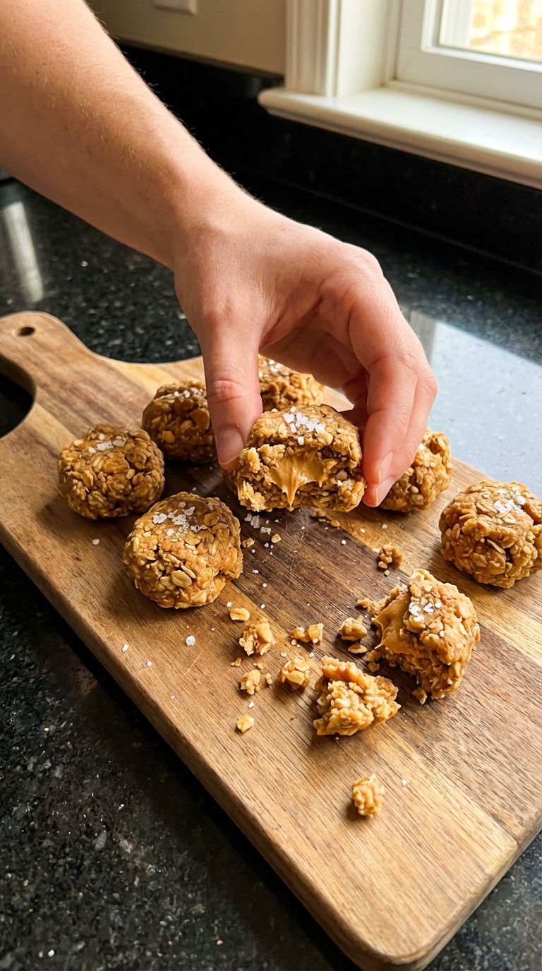 Crunchy Peanut Butter Snack Bites