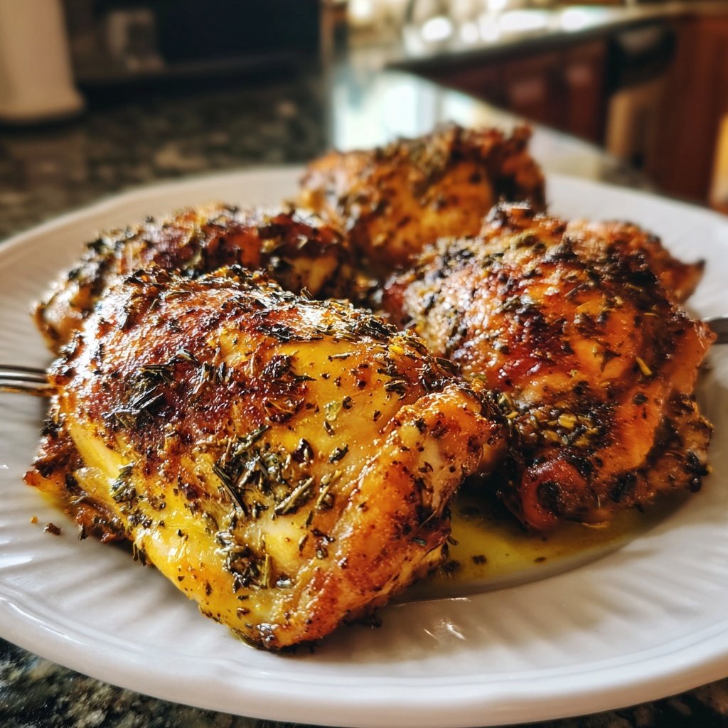 Mediterranean Baked Chicken Thighs