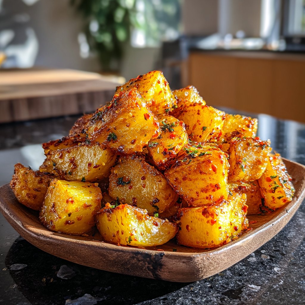 Sriracha Lime Airfried Potatoes