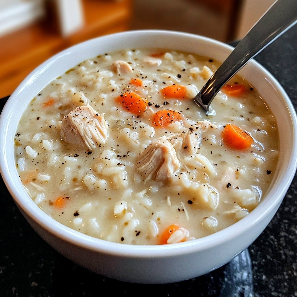 Creamy Chicken and Rice Soup