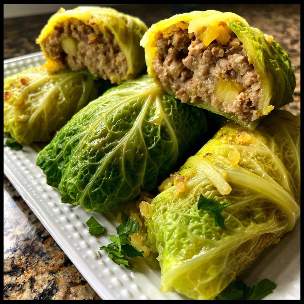 Savory Stuffed Cabbage Rolls