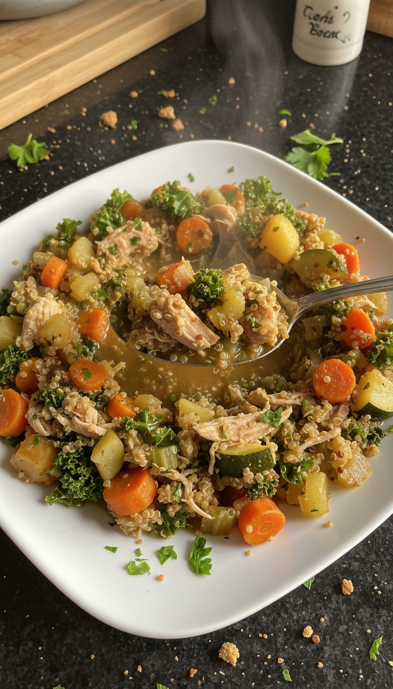 Warm Chicken and Quinoa Stew