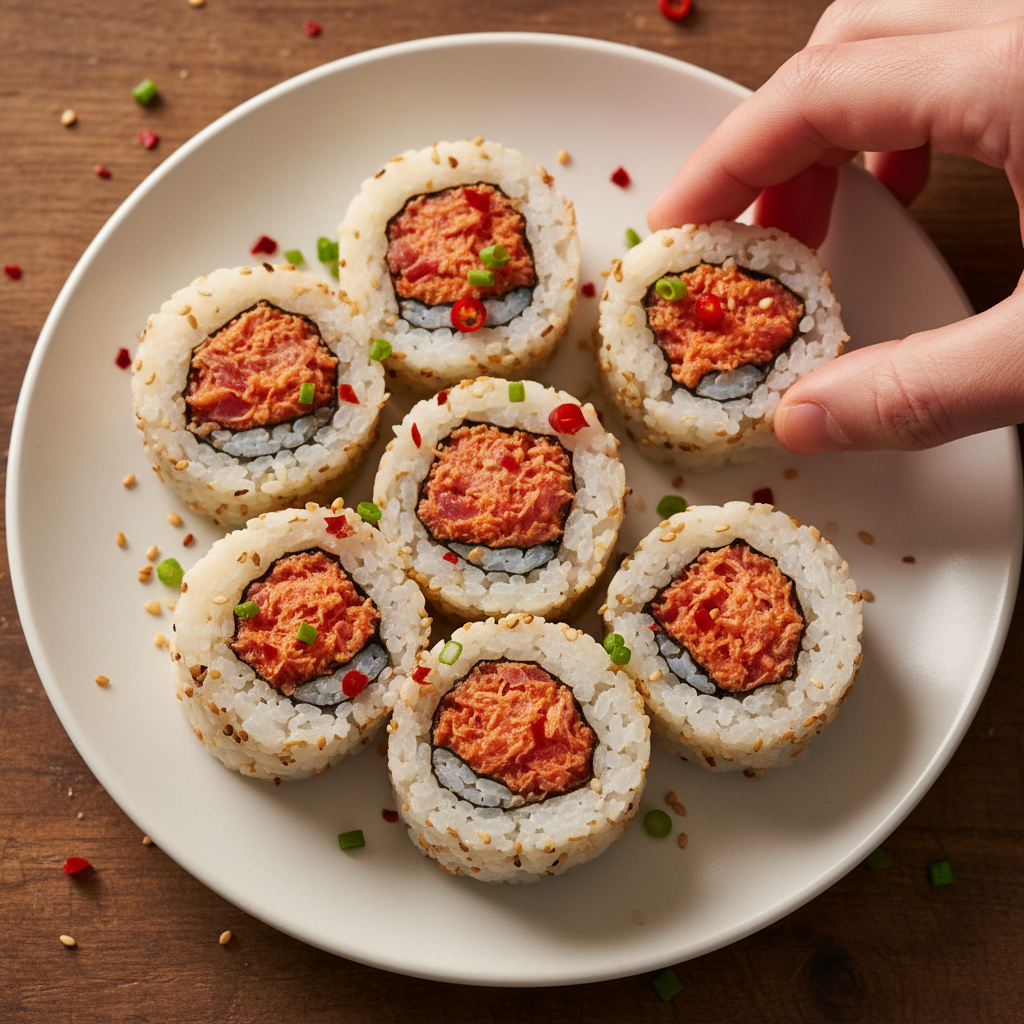Spicy Tuna Sushi Rolls