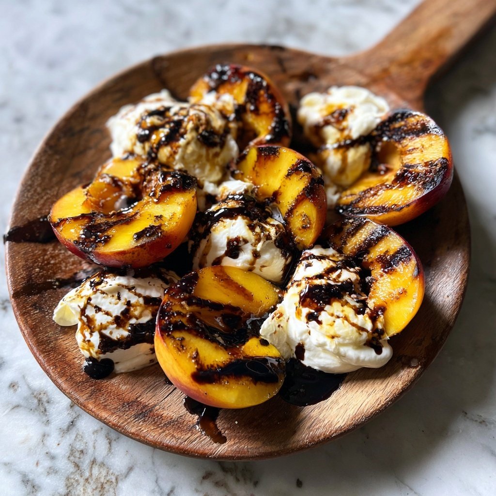 Balsamic Glaze for Grilled Peaches and Burrata​