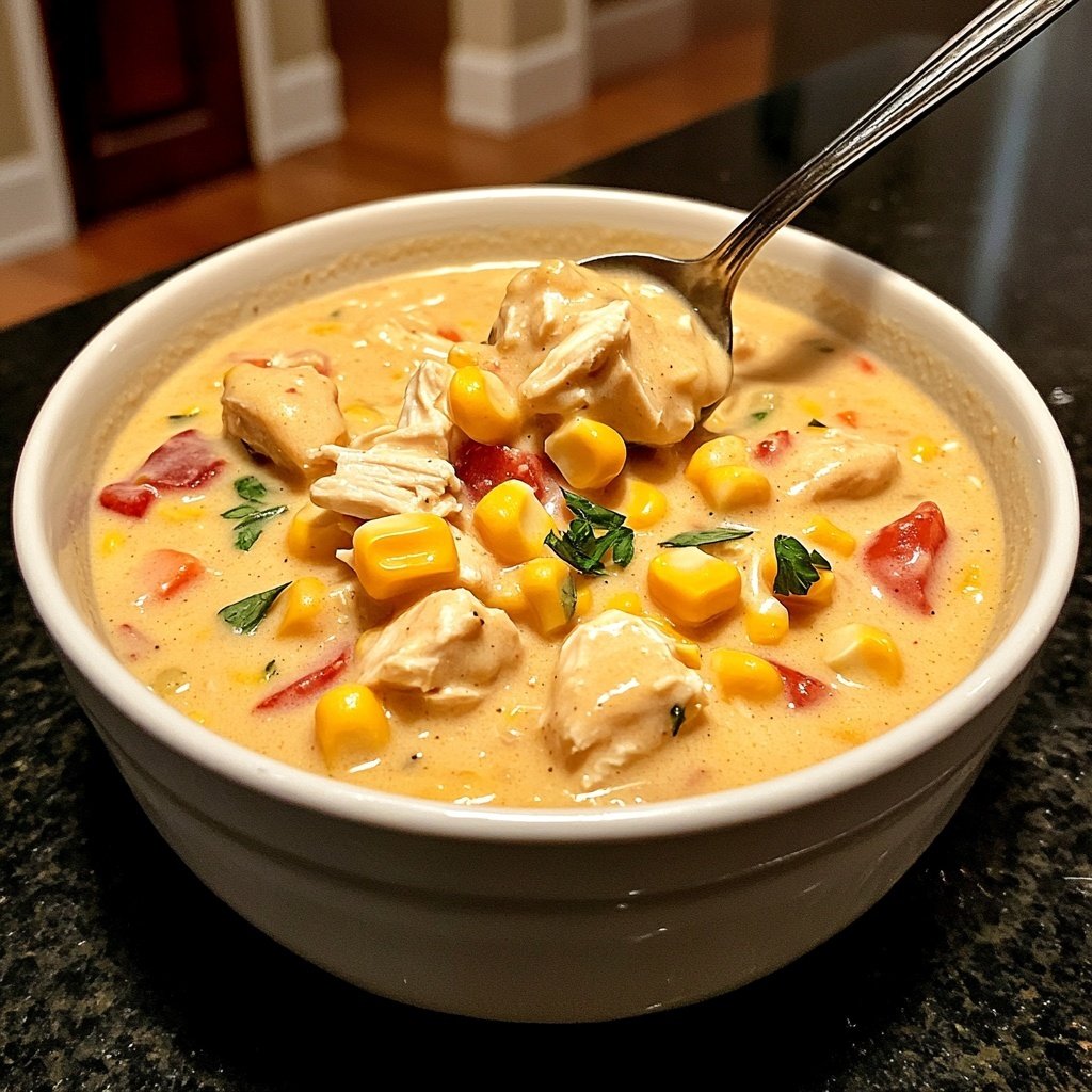 Crockpot Chicken Corn Chowder