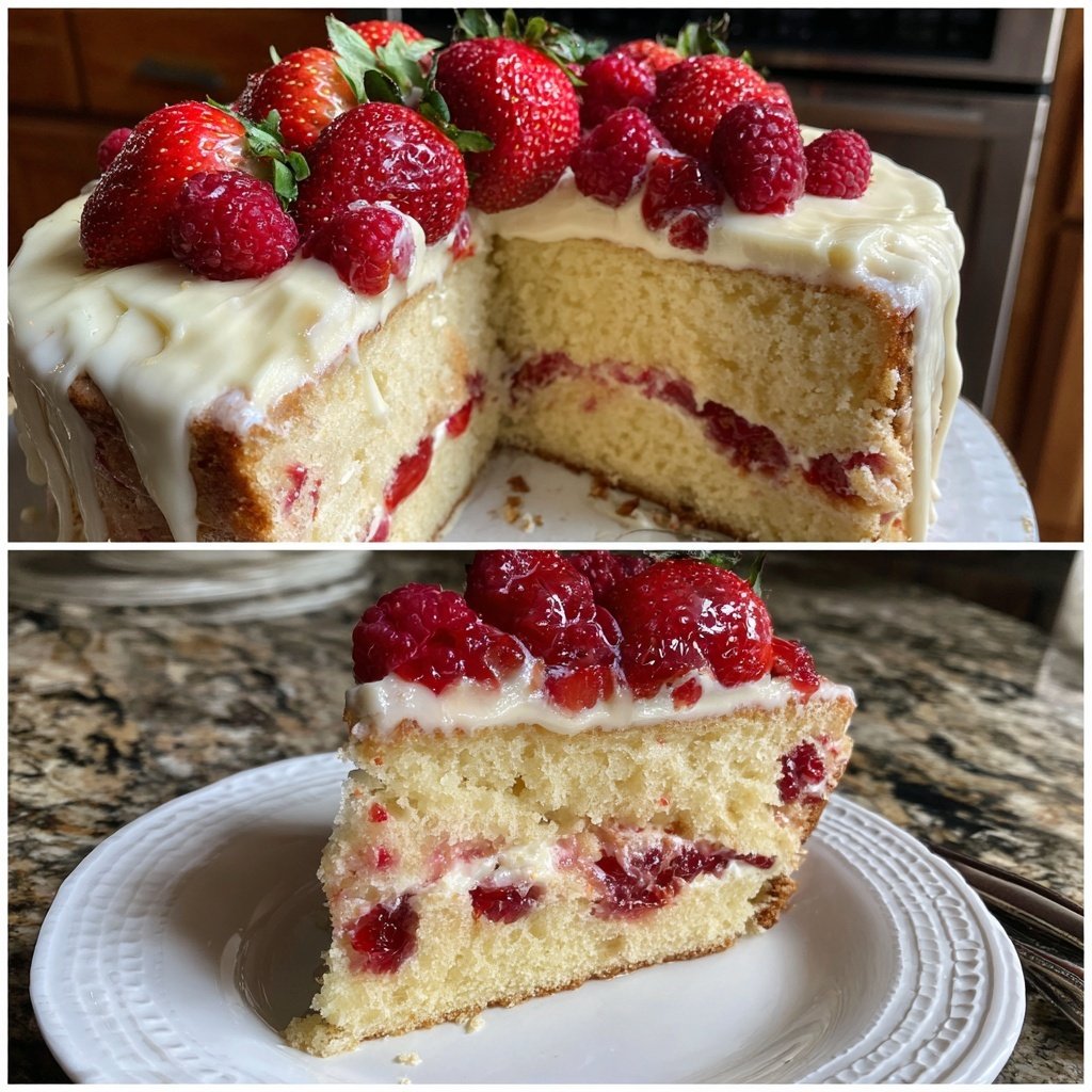 Galentine's Berry Bliss Cake