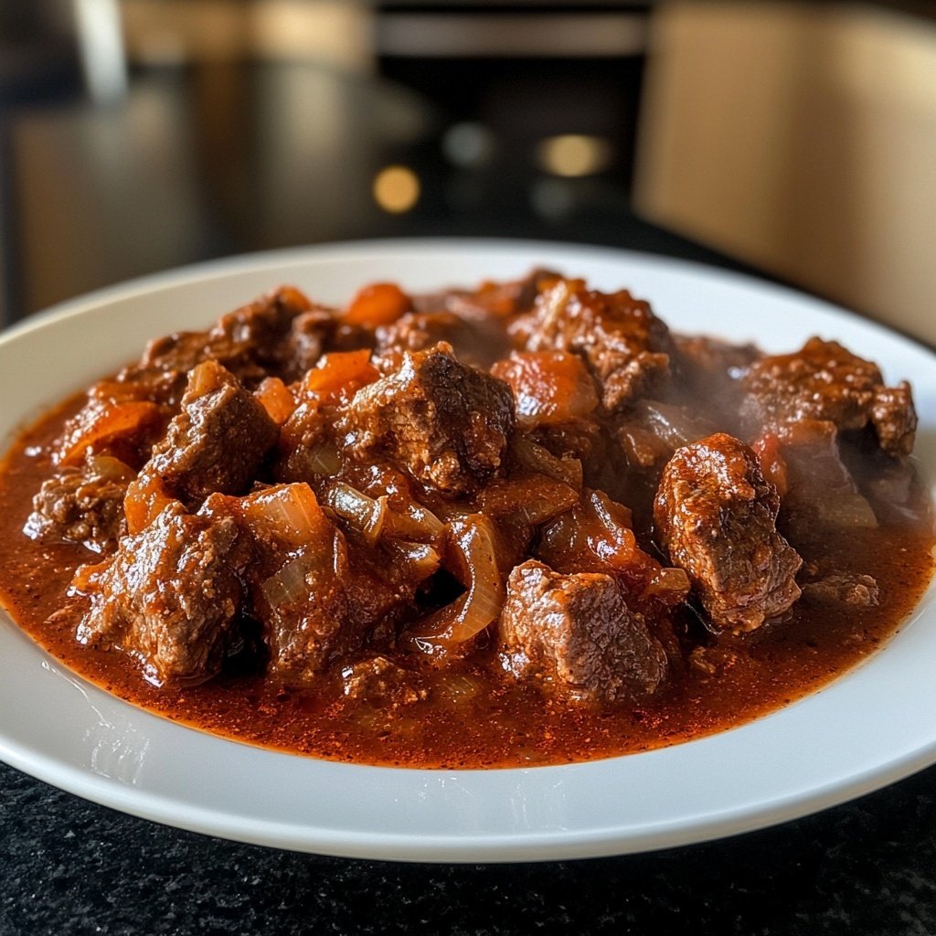 Beef Goulash with Spaetzle