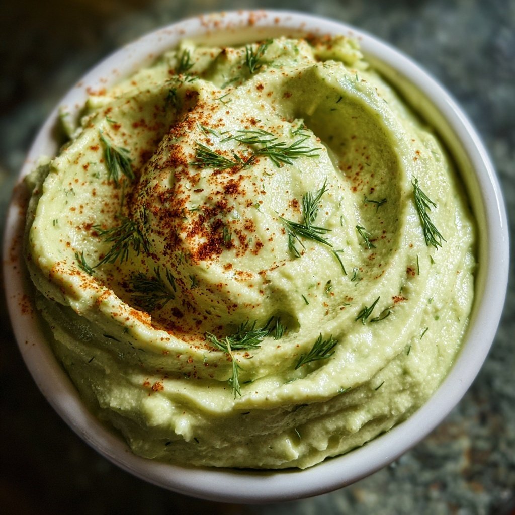 Creamy Cucumber Avocado Dip