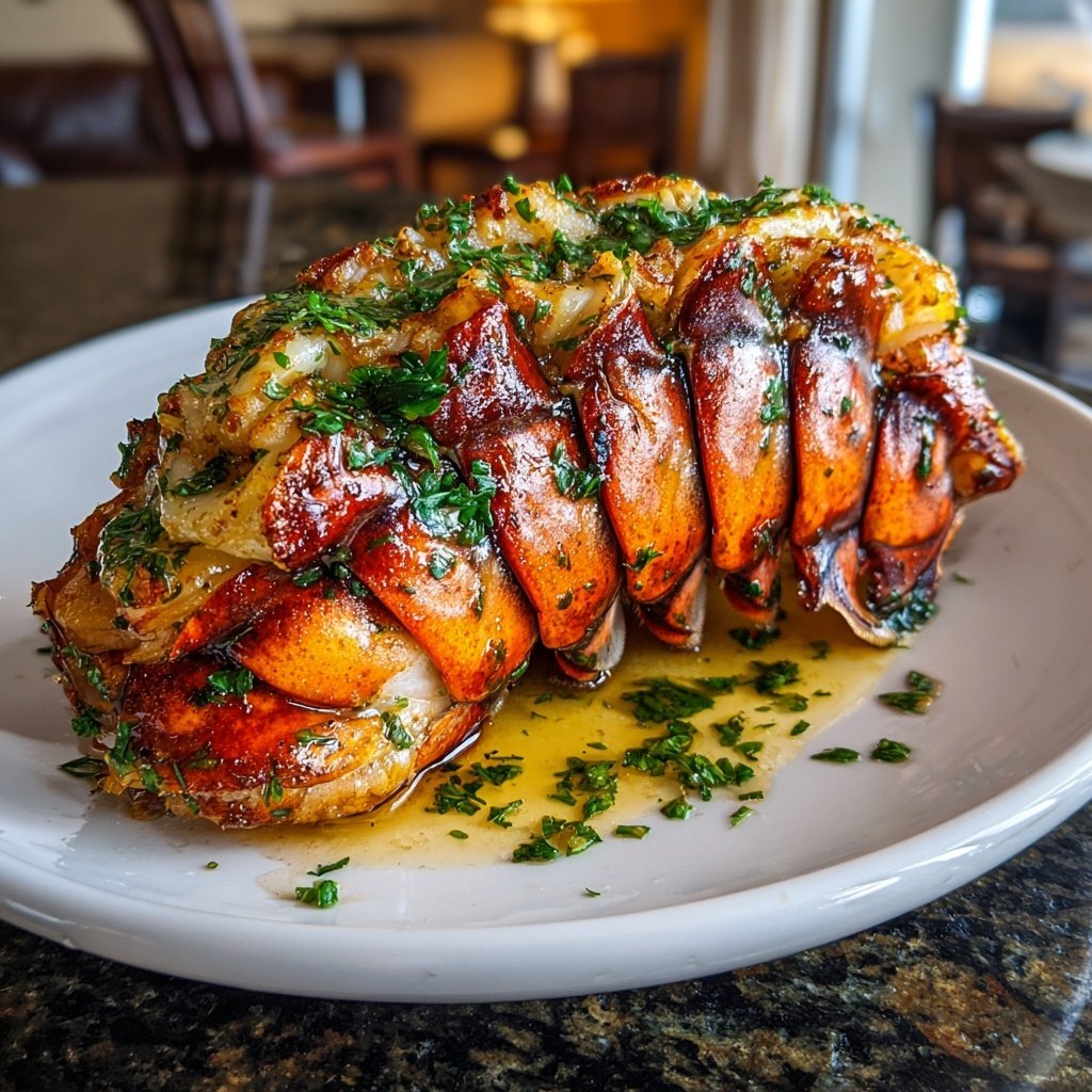 Lobster Tail with Herb Butter